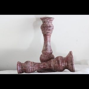 Rustic Candle Holders